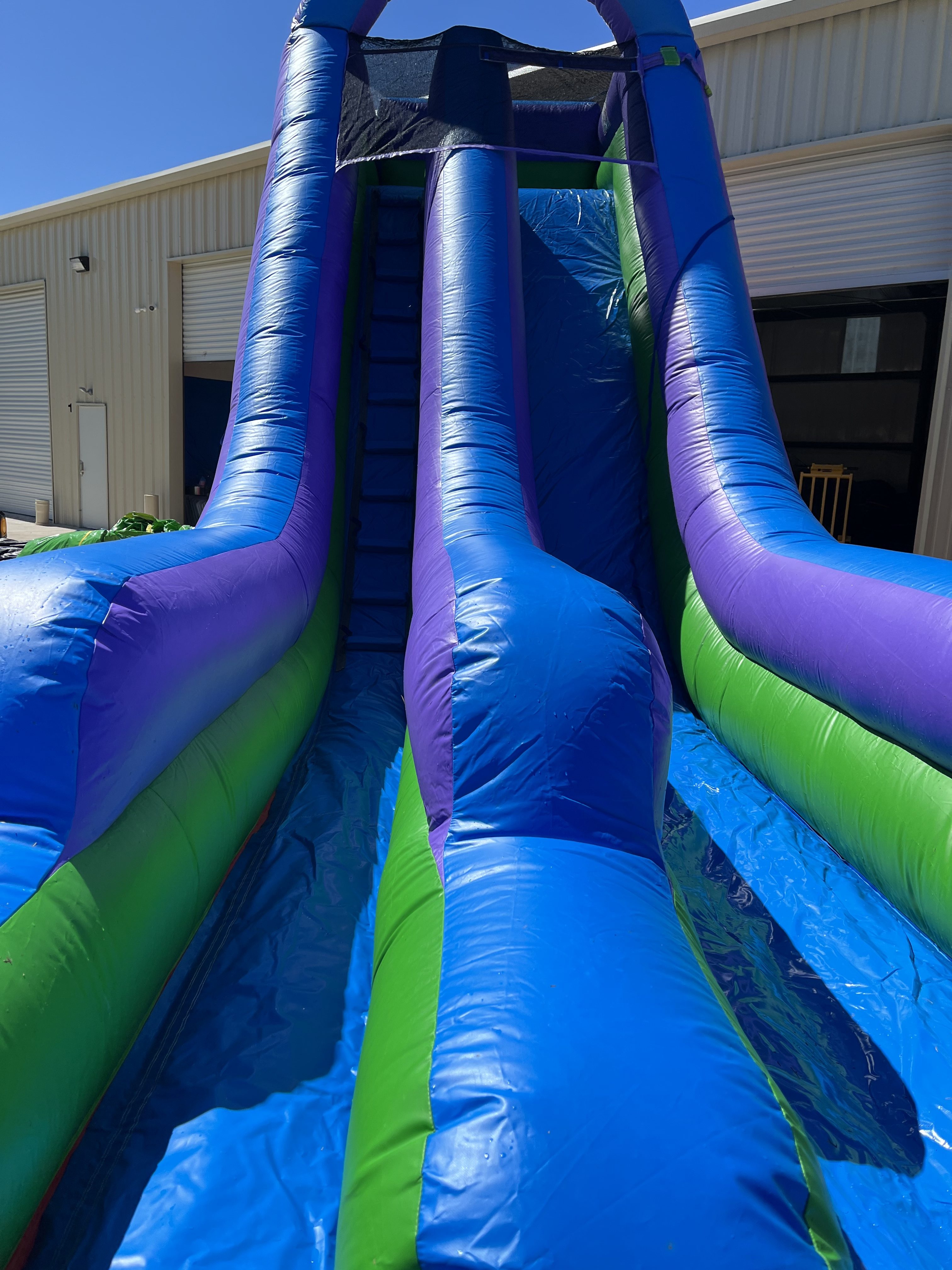 Free shipping!18'H Bubble Bump Slide Wet n Dry(Green)-1001 for sale –  Tophopinflatables